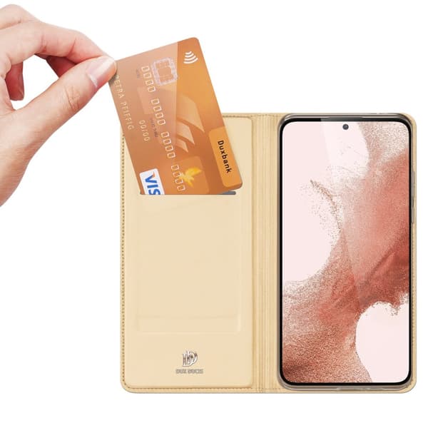 DUX DUCIS Samsung S23 Plus Skin Pro Series Flip Cover - Guld