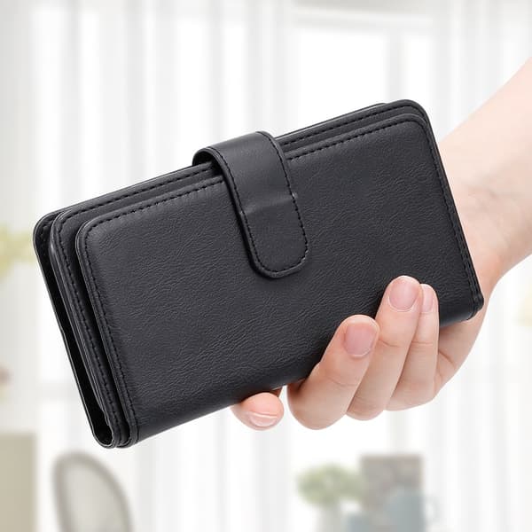 SKALO Samsung S23 Plus 10-RUM Flip Cover - Sort