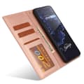Miniatyrbillede 4 af 8: SKALO Samsung S23 Plus DOLIZMA 2 i 1 magnetisk pungetui - Rosa guld
