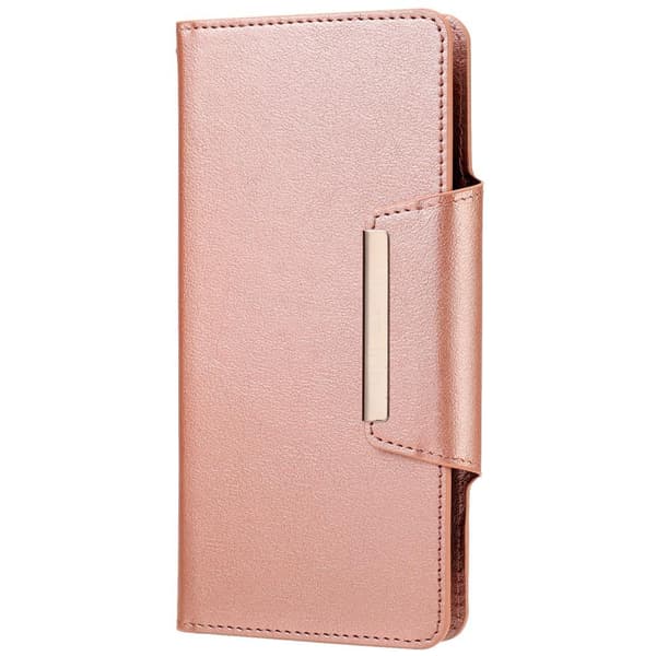 SKALO Samsung S23 Plus DOLIZMA 2 i 1 magnetisk pungetui - Rosa guld