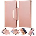 Miniatyrbillede 1 af 8: SKALO Samsung S23 Plus DOLIZMA 2 i 1 magnetisk pungetui - Rosa guld