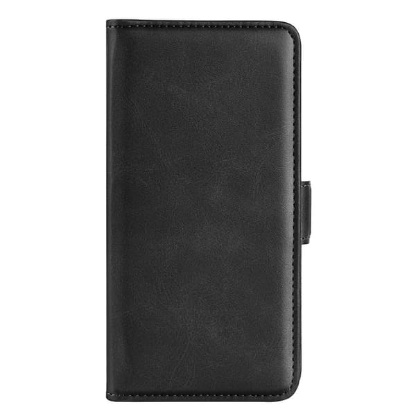 SKALO Samsung S23 Ultra Premium Wallet Lompakkokotelo - Musta