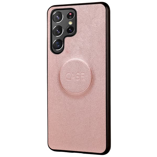 SKALO Samsung S23 Ultra DOLIZMA 2 i 1 Magnet Plånboksfodral - Roséguld