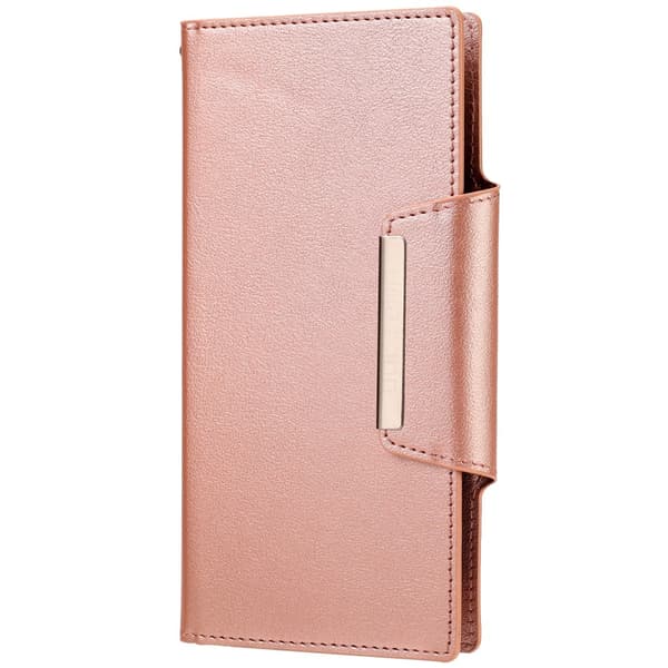 SKALO Samsung S23 Ultra DOLIZMA 2 i 1 Magnet Plånboksfodral - Roséguld