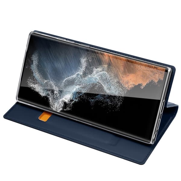 DUX DUCIS Samsung S23 Ultra Skin Pro Series Flip Cover - Blå