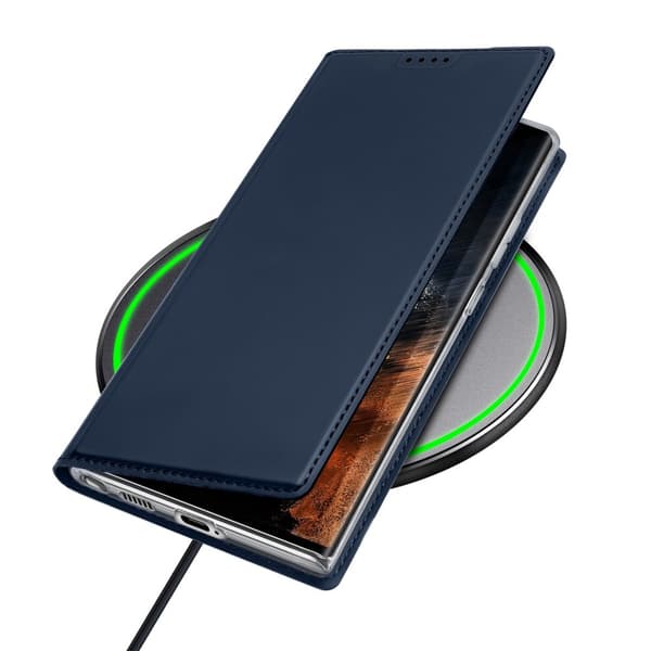 DUX DUCIS Samsung S23 Ultra Skin Pro Series Flip Cover - Blå