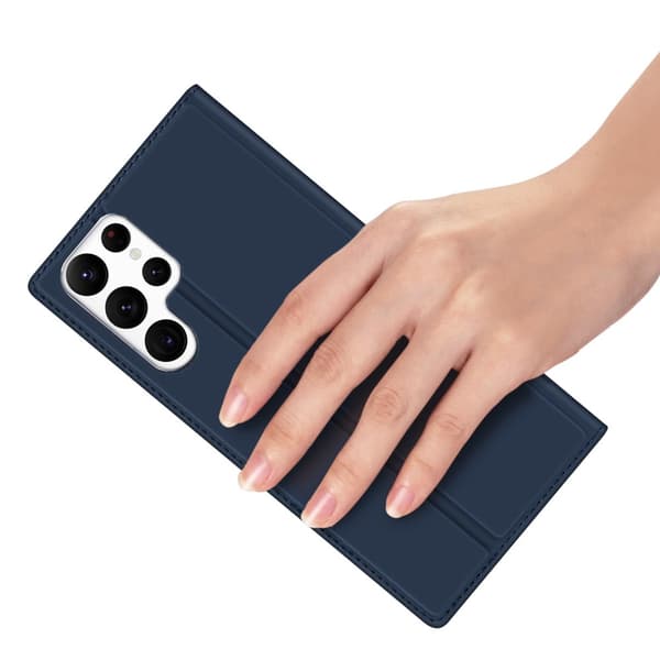 DUX DUCIS Samsung S23 Ultra Skin Pro Series Flip Cover - Blå