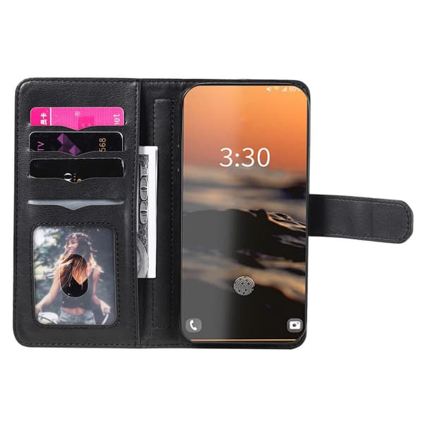 SKALO Samsung S23 Ultra 10-RUM Flip Cover - Sort