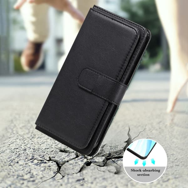 SKALO Samsung S23 Ultra 10-RUM Flip Cover - Sort