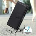 Miniatyrbillede 9 af 11: SKALO Samsung S23 Ultra 10-RUM Flip Cover - Sort