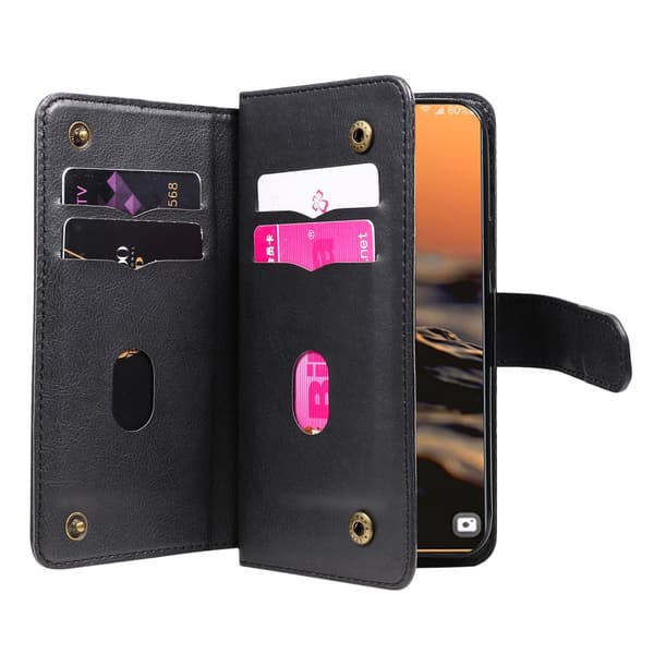 SKALO Samsung S23 Ultra 10-RUM Flip Cover - Sort