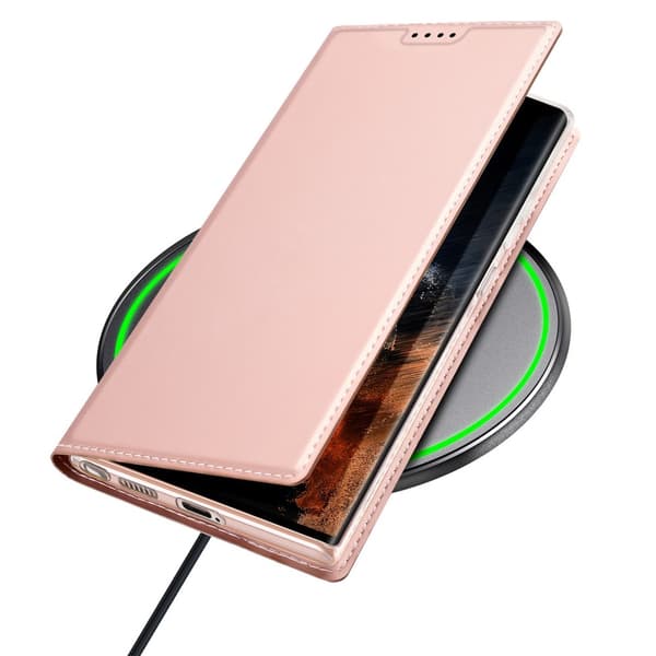 DUX DUCIS Samsung S23 Ultra Skin Pro Series Flip Cover - Pink