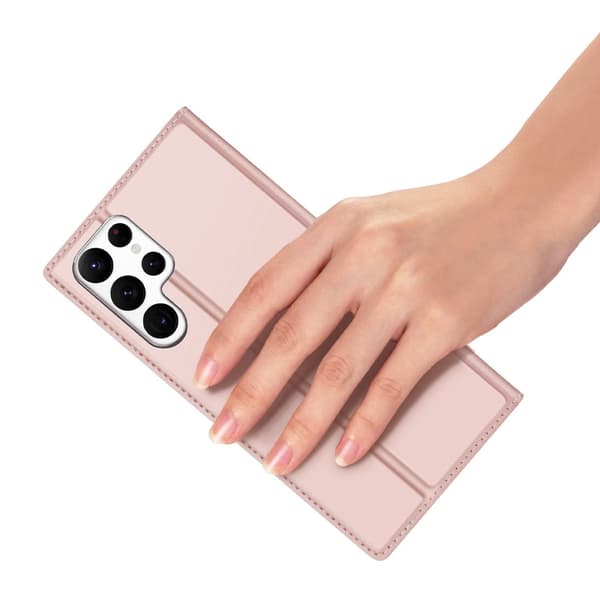 DUX DUCIS Samsung S23 Ultra Skin Pro Series Flip Cover - Pink
