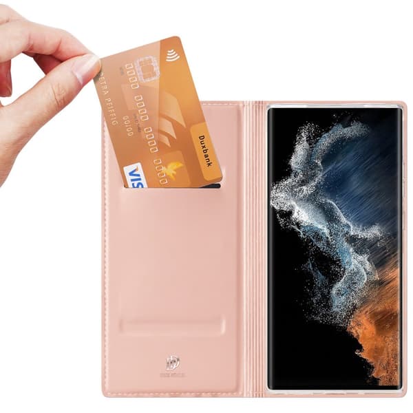 DUX DUCIS Samsung S23 Ultra Skin Pro Series Flip Cover - Pink