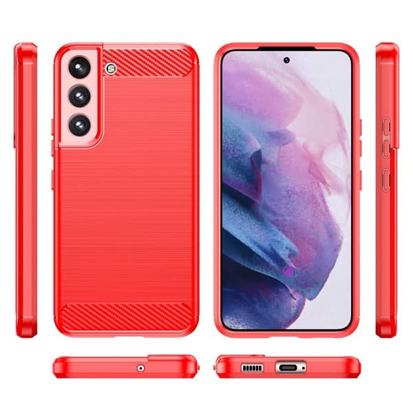 SKALO Samsung S23 Armor Carbon Stødsikker TPU-cover