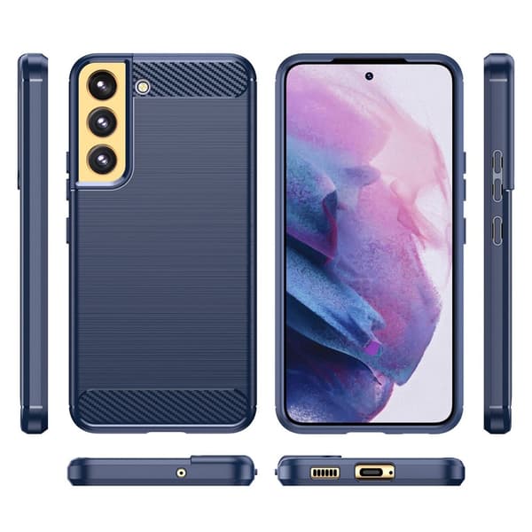 SKALO Samsung S23 Armor Carbon Stødsikker TPU-cover