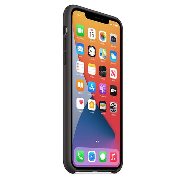 Apple Silicone Case för iPhone 11 Pro Max - Svart