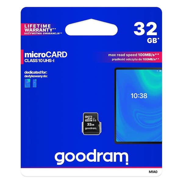 GOODRAM 32GB microCARD cl10 UHS-I