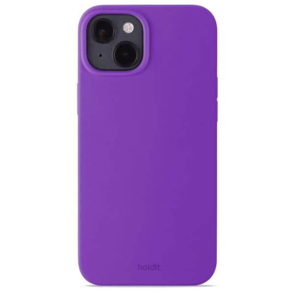 holdit iPhone 14 Plus Kuori Silikoni Bright Purple