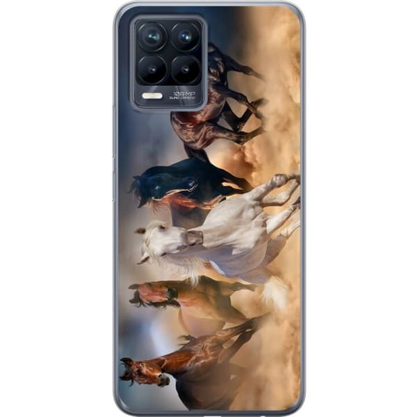 Realme 8 Cover / Mobilcover - Heste