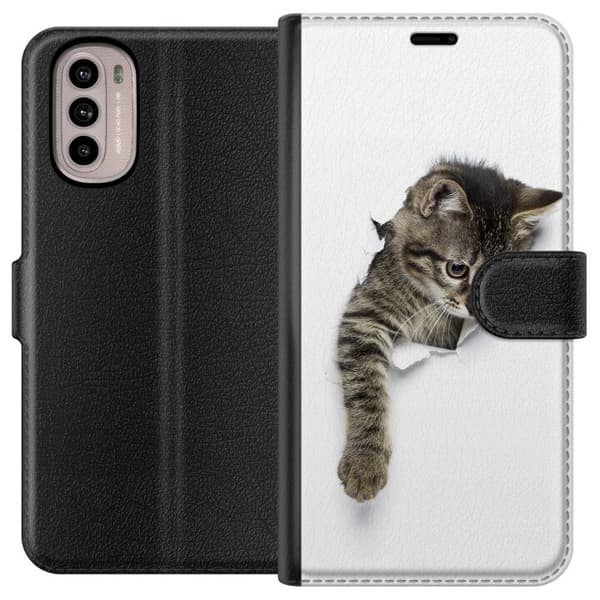 Motorola Moto G41 Lommeboketui Katt
