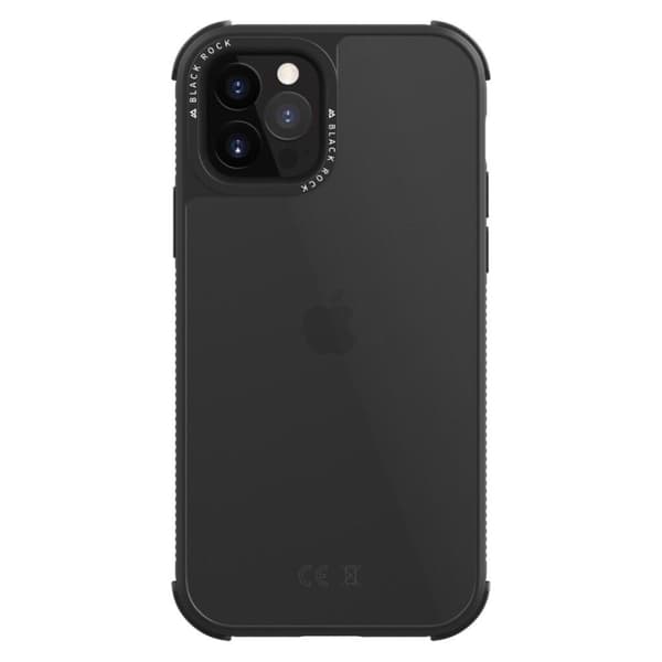 Sort Rock Robust Transparent Cover til Apple iPhone 12/12 Pro Sort