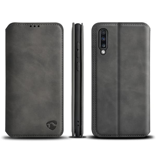 Nedis SSW10021BK Soft Wallet Book til Samsung Galaxy A50 Sort