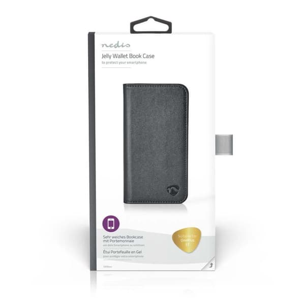 Nedis SWB50002BK lompakkokirja Oneplus 5t mustalle