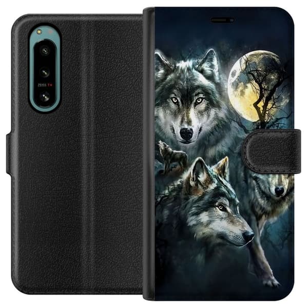 Sony Xperia 5 IV Plånboksfodral Wolf / Varg
