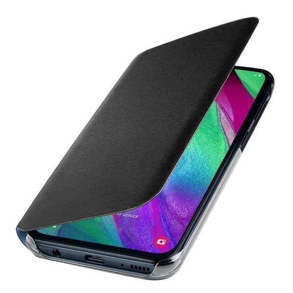 Samsung Galaxy A40 Plånbok Standby Plånboksfodral Original Svart