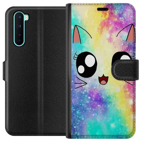 OnePlus Nord Tegnebogsetui Sød Kat Galaxy