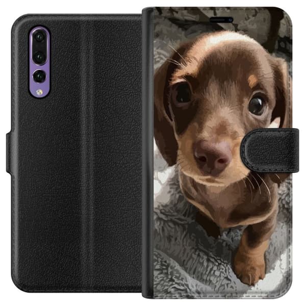 Huawei P20 Pro Tegnebogsetui Sød Hund
