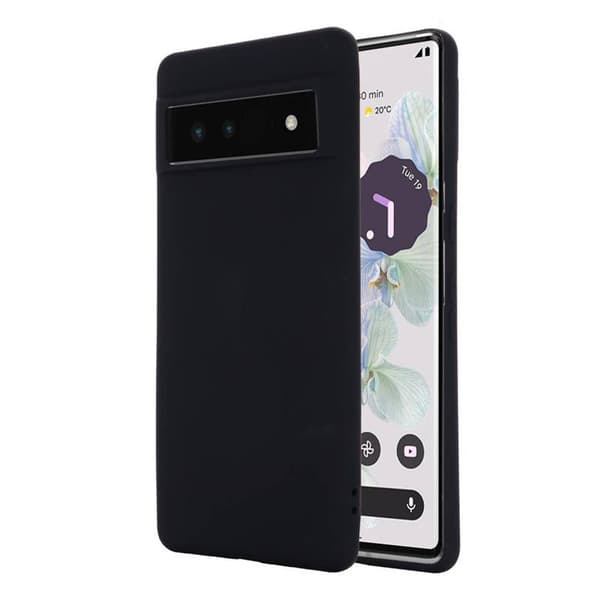 Liquid silikondeksel Google Pixel 7A - Svart
