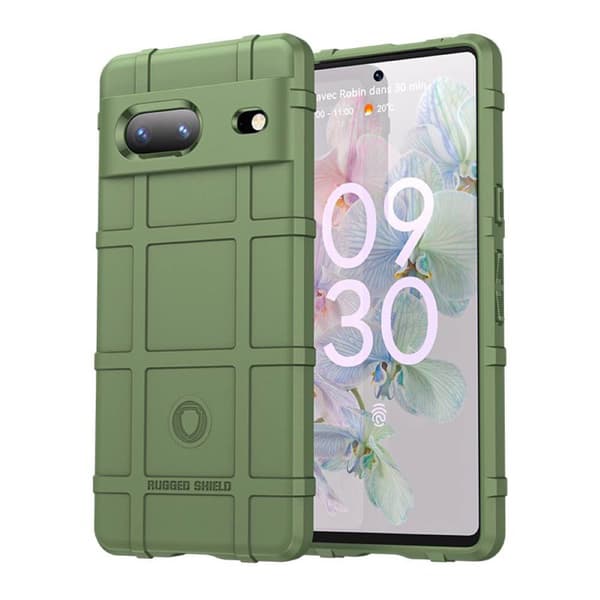 Rugged Shield skal Google Pixel 7A - Grön