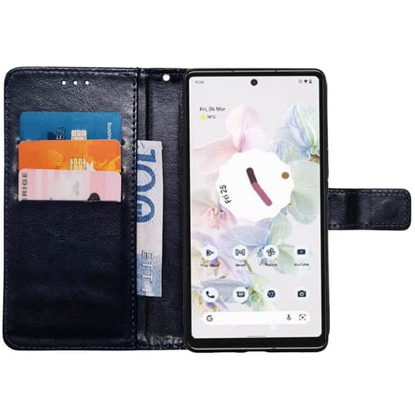 Mobil lommebok 3-kort Google Pixel 7A - Mørkeblå