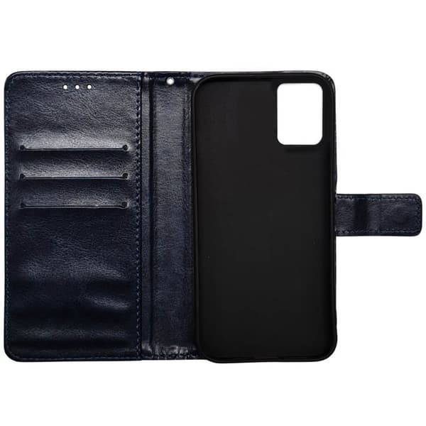 Wallet cover 3-kort Motorola Moto G53 - Mørkeblå