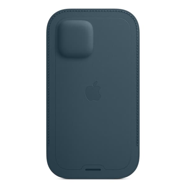 Apple iPhone 12/12 Pro Original Läderfodral med MagSafe – Östersjöblå