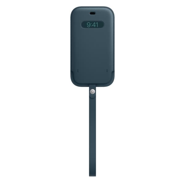 Apple iPhone 12/12 Pro Original Läderfodral med MagSafe – Östersjöblå