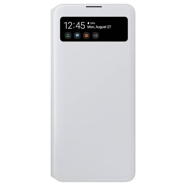 Fodral - Samsung - Galaxy A41 - Genomskinlig - S View Wallet Cover - Heltäckande skydd