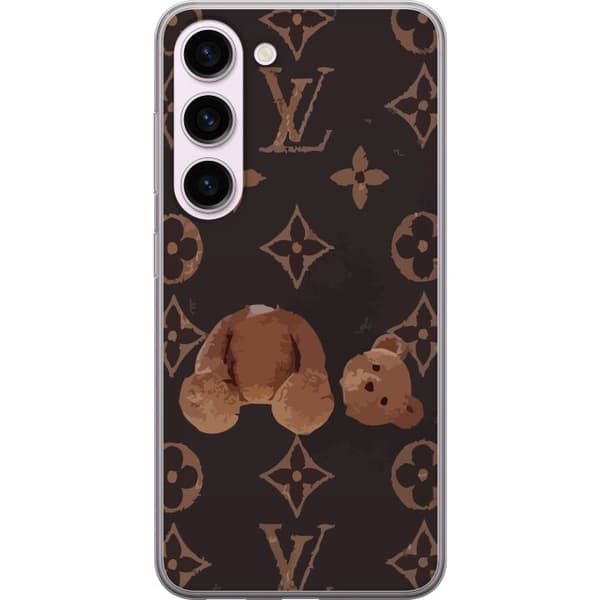 Samsung Galaxy S23 Genomskinligt Skal Teddy Sad LV Happy