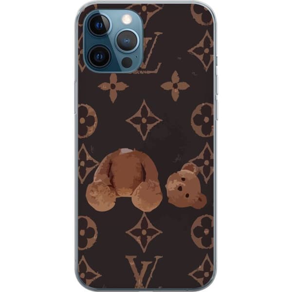 Apple iPhone 12 Pro Gennemsigtig cover Teddy Trist LV Glad