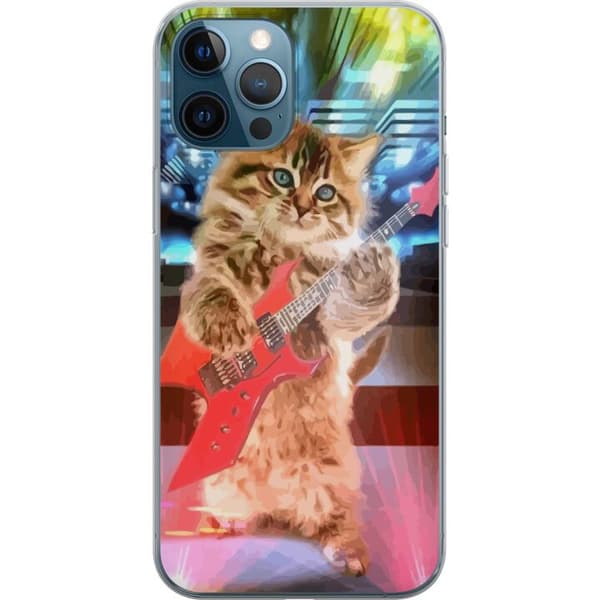 Apple iPhone 12 Pro Gjennomsiktig deksel Kattunge Elgitar