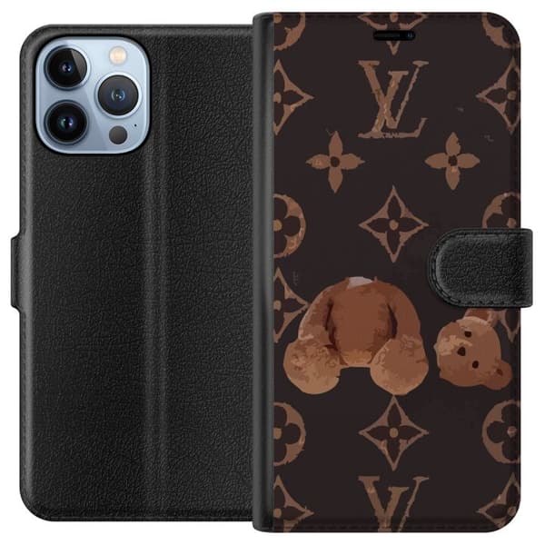 Apple iPhone 13 Pro Max Tegnebogsetui Teddy Trist LV Glad