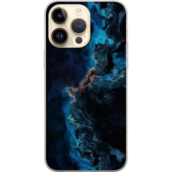 Apple iPhone 14 Pro Max Läpinäkyvä kuori Galaksi Marmori
