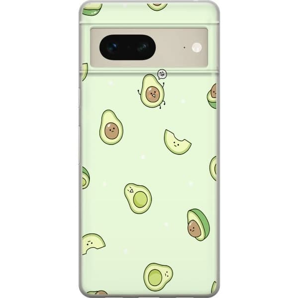 Google Pixel 7 Gennemsigtig cover Glad Avocado