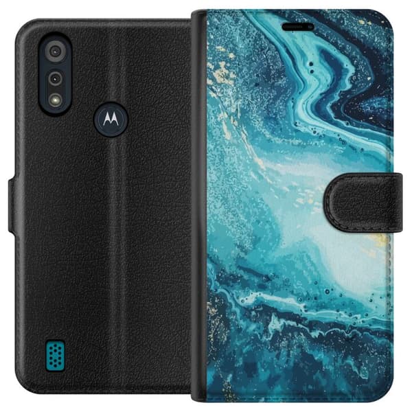 Motorola Moto E6i Lommeboketui Kunstmønster