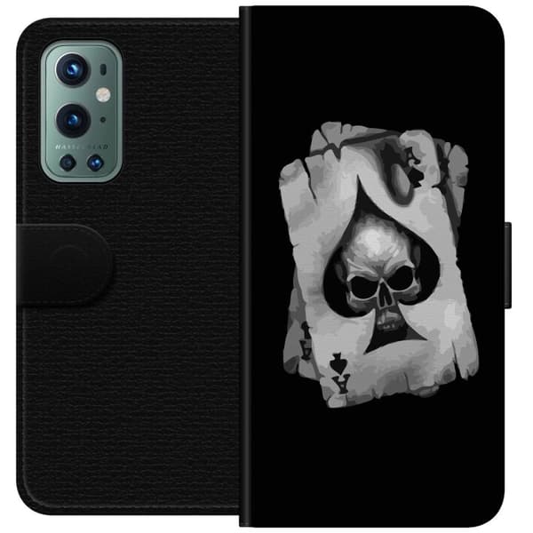 OnePlus 9 Pro Lompakkokotelo Luuranko Karttadeckki