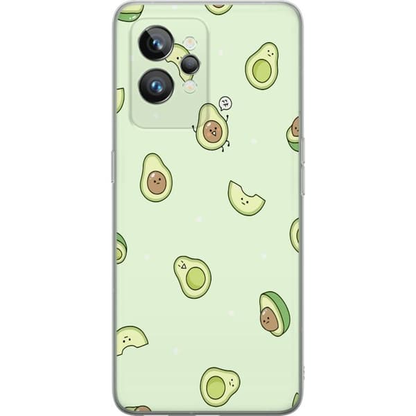 Realme GT2 Pro Gennemsigtig cover Glad Avocado
