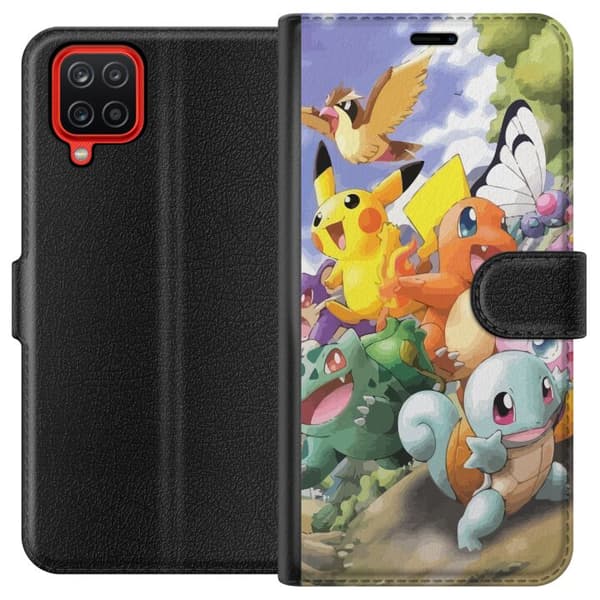 Samsung Galaxy A12 Tegnebogsetui Pokemon
