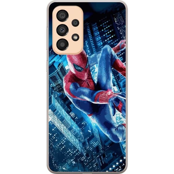 Samsung Galaxy A33 5G Gennemsigtig cover Spiderman